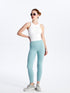 LC Waikiki Women's Halter Collar Straight Crop